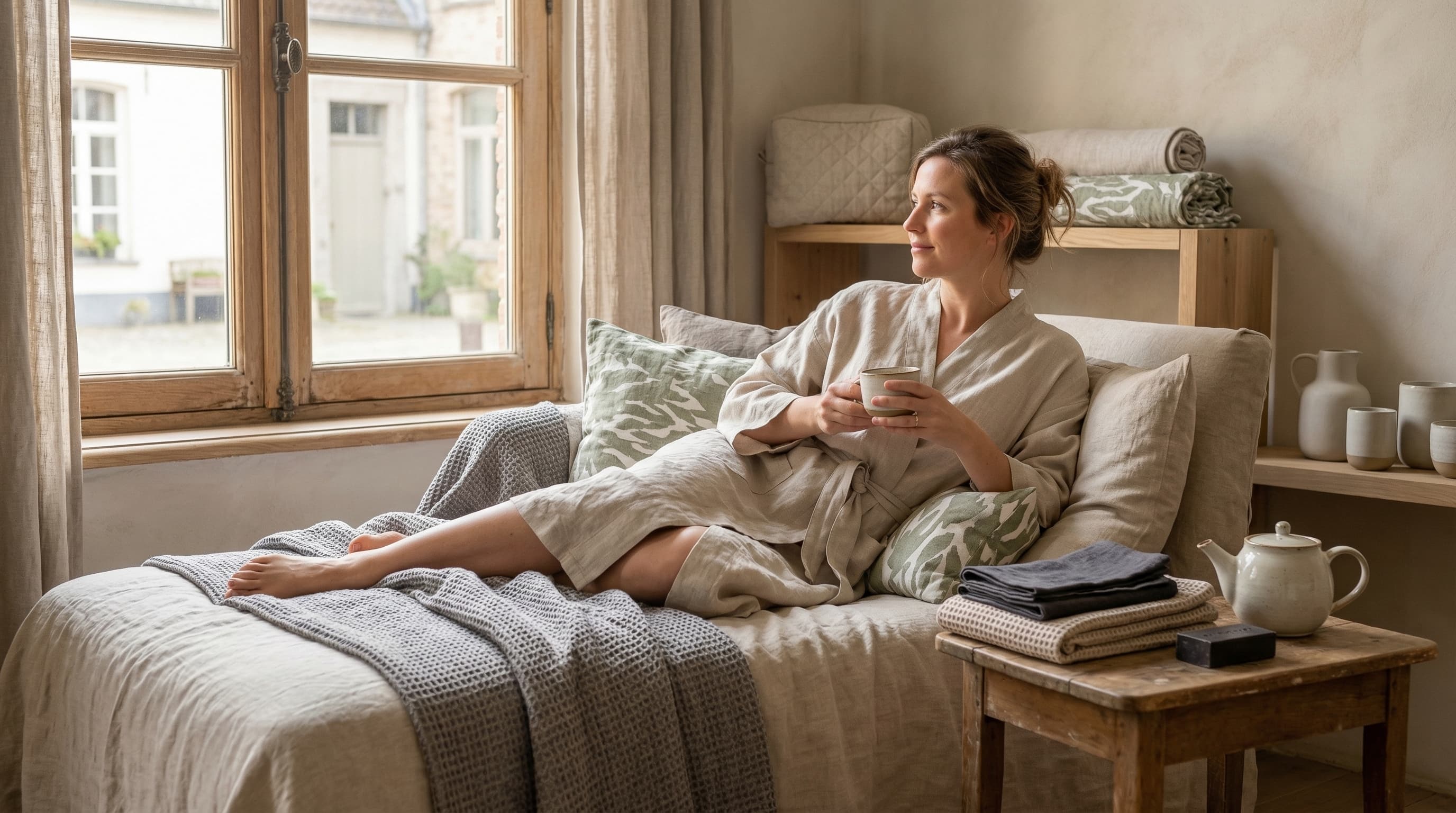 Nakona linnen lifestyle — puur Europees linnen voor een bewuster leven